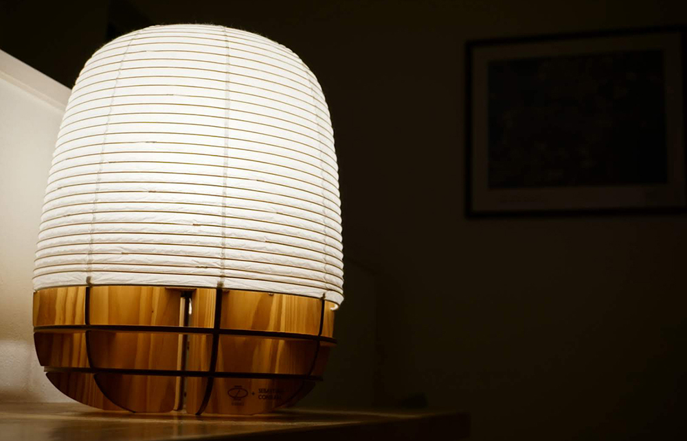 Aerofoil FS - Small Floor Lamp by Gifu Lamps Floor Lamps